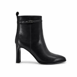 Botine dama elegante Anna Viotti piele naturala D106-HW060-L671R negre