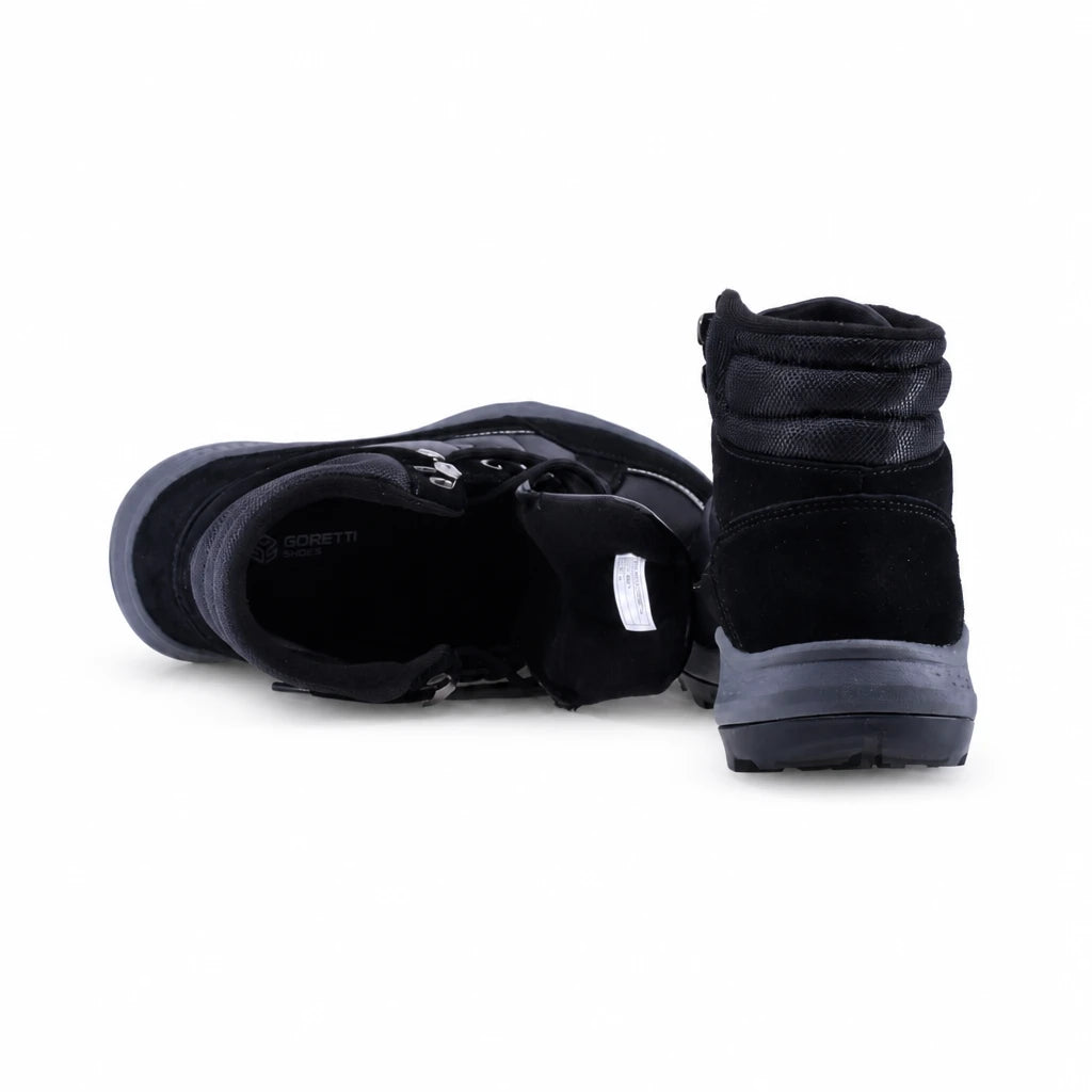 Ghete dama sport Goretti piele intoarsa D110-24W8776 negre