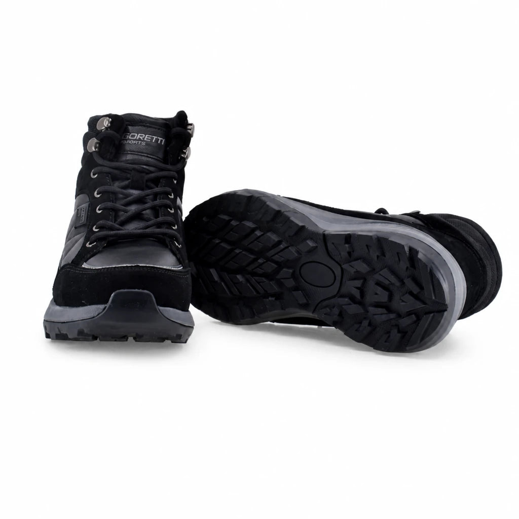 Ghete dama sport Goretti piele intoarsa D110-24W8776 negre