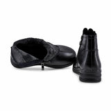 Ghete dama casual Anna Viotti piele naturala D111-3E78978-72 negre