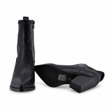 Ghete dama casual Anna Viotti piele naturala D113-29802 negre