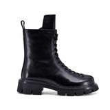 Ghete dama casual Sole piele naturala D122-P115-328 negre