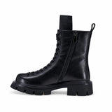 Ghete dama casual Sole piele naturala D122-P115-328 negre