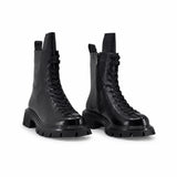 Ghete dama casual Sole piele naturala D122-P115-328 negre