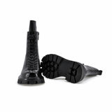 Ghete dama casual Sole piele naturala D122-P115-328 negre