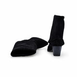 Cizme Dama Casual Anna Viotti Piele Intoarsa D115-2380-29R-02 negre
