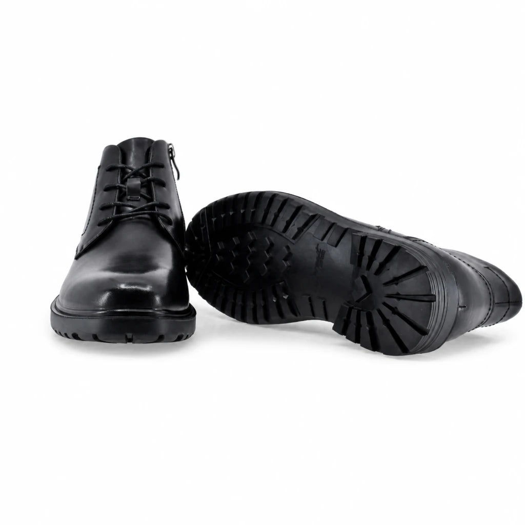 Ghete barbati casual Goretti piele naturala B111-232306 negre
