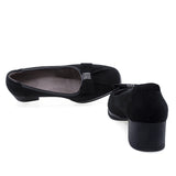 Pantofi Anna Viotti interior meșină naturală branț confortabil