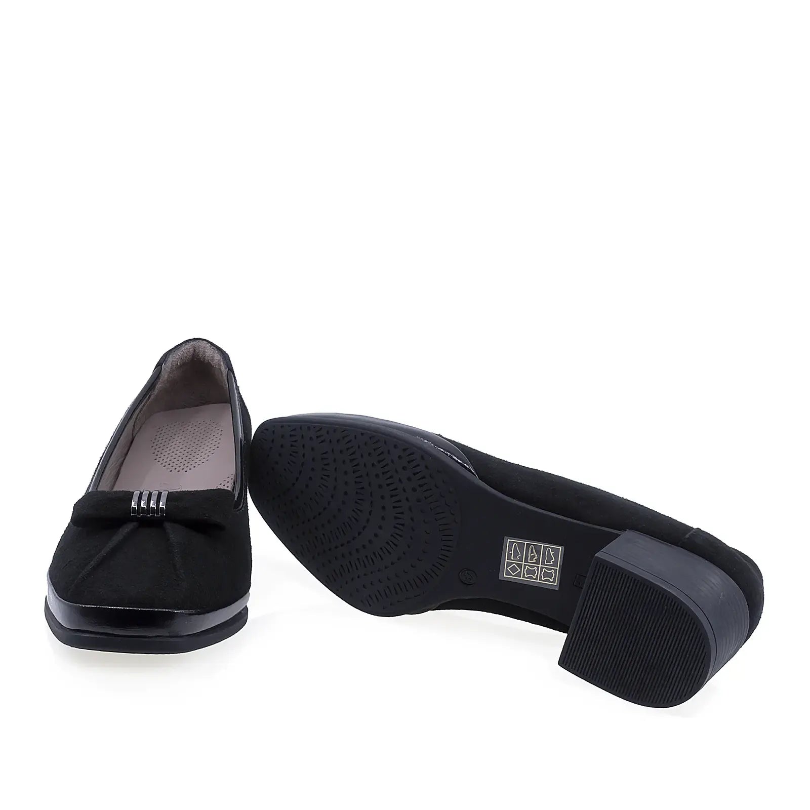 Pantofi damă casual Anna Viotti vedere spate toc 4,5 cm