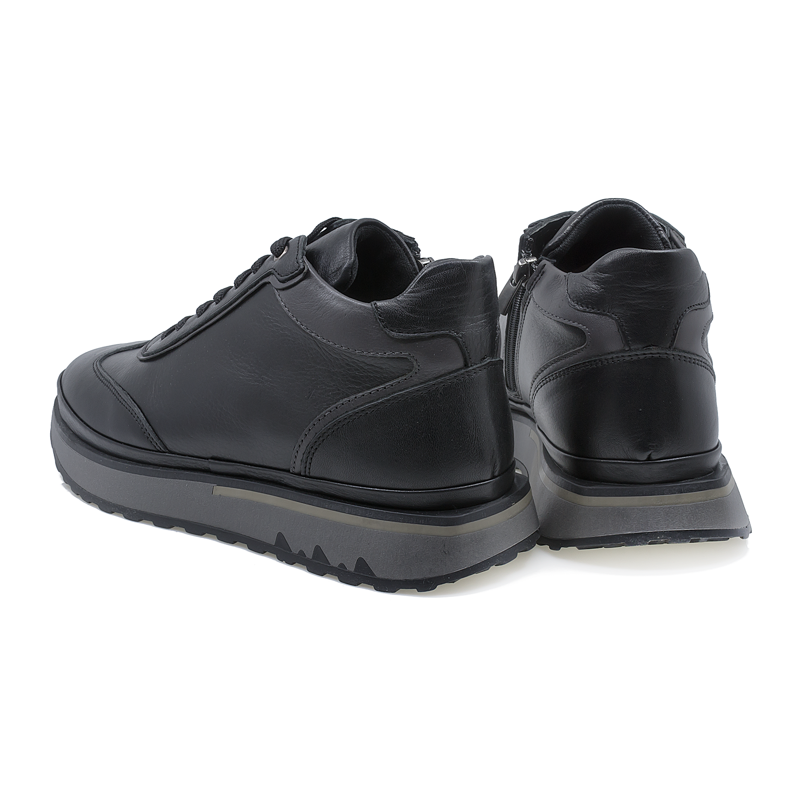 Ghete barbati Goretti din piele naturala B17-3066 NEGRU