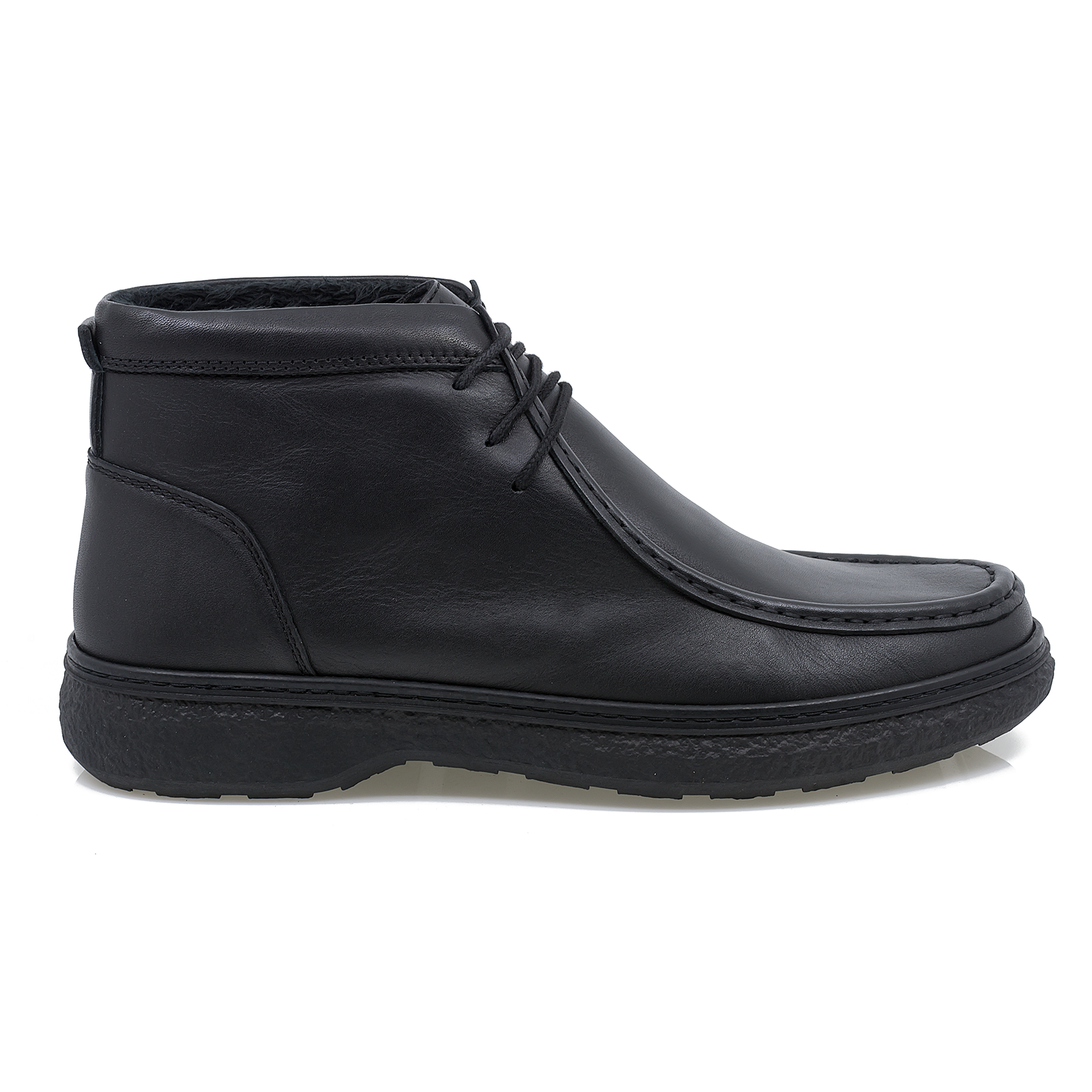 Ghete barbati Goretti din piele naturala negru B69-484