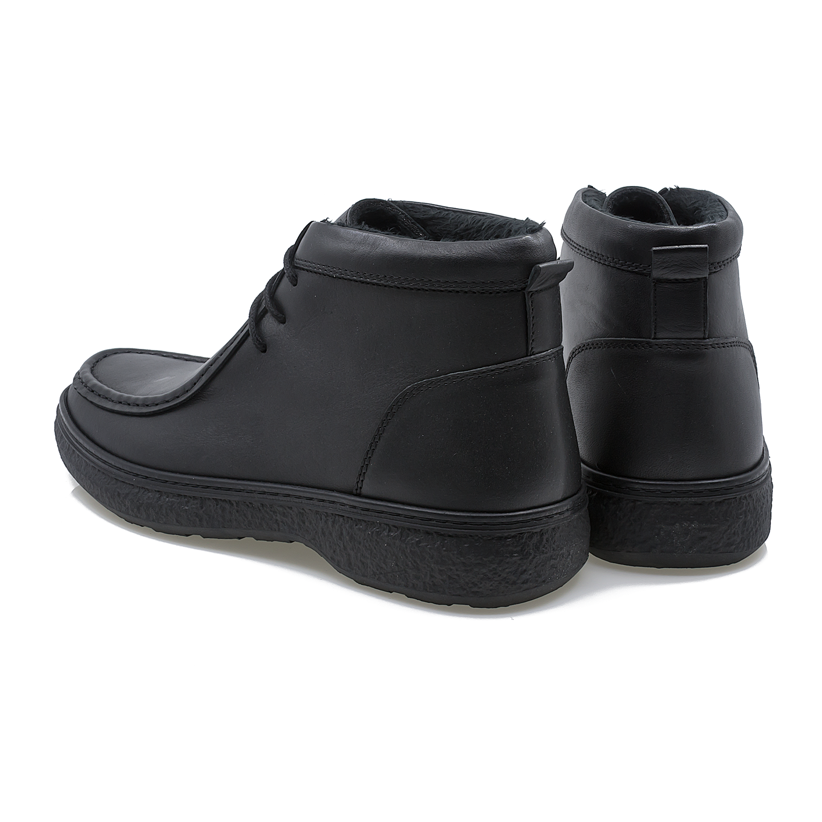 Ghete barbati Goretti din piele naturala negru B69-484