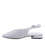 Balerini eleganți damă albi Anna Viotti, lateral stânga – stil rafinat și respirabilitate excelentă