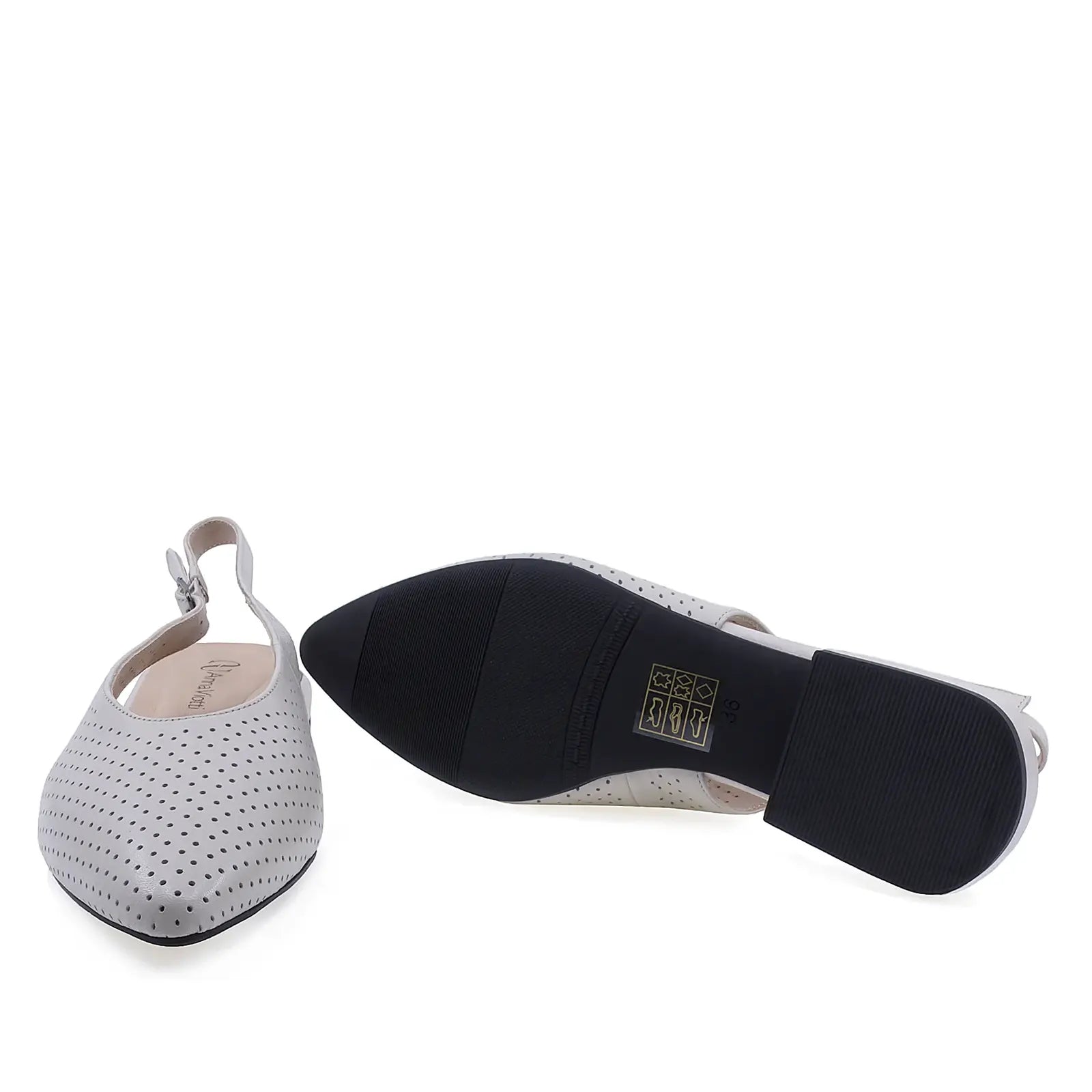 Talpă balerini damă Anna Viotti D105-5029P-J547-Z802 crem, flexibilă și rezistentă, oferă stabilitate și aderență