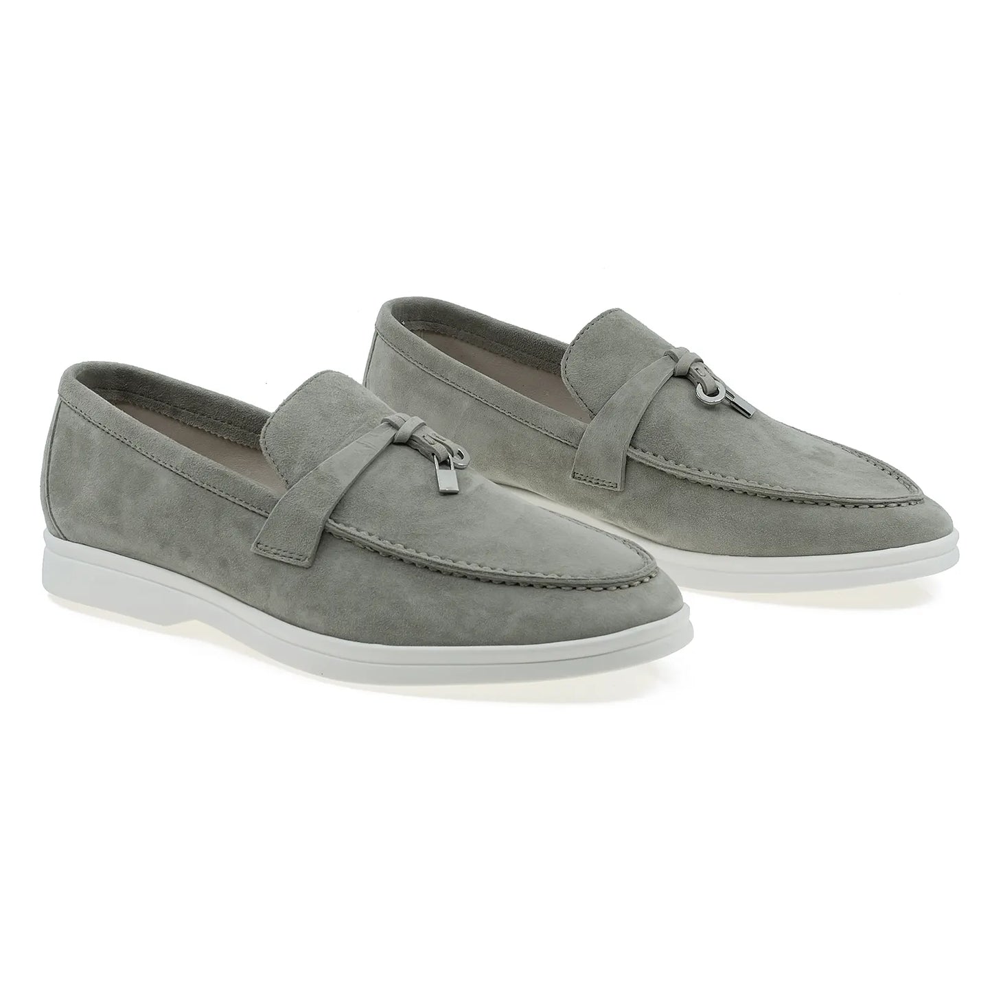 Pantofi dama casual Anna Viotti piele intoarsa D102-LORO-D7 verde-1