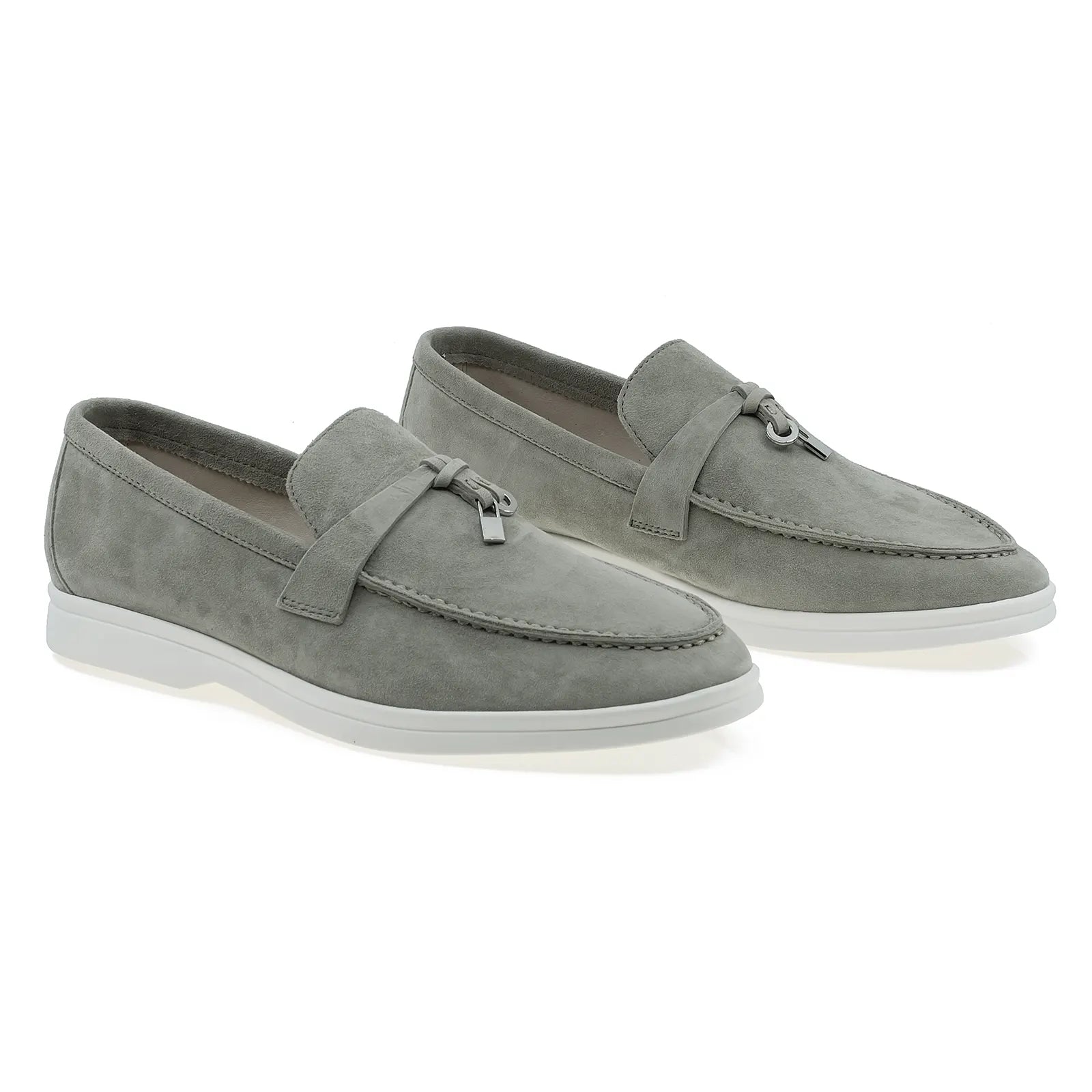 Pantofi dama casual Anna Viotti piele intoarsa D102-LORO-D7 verde-1