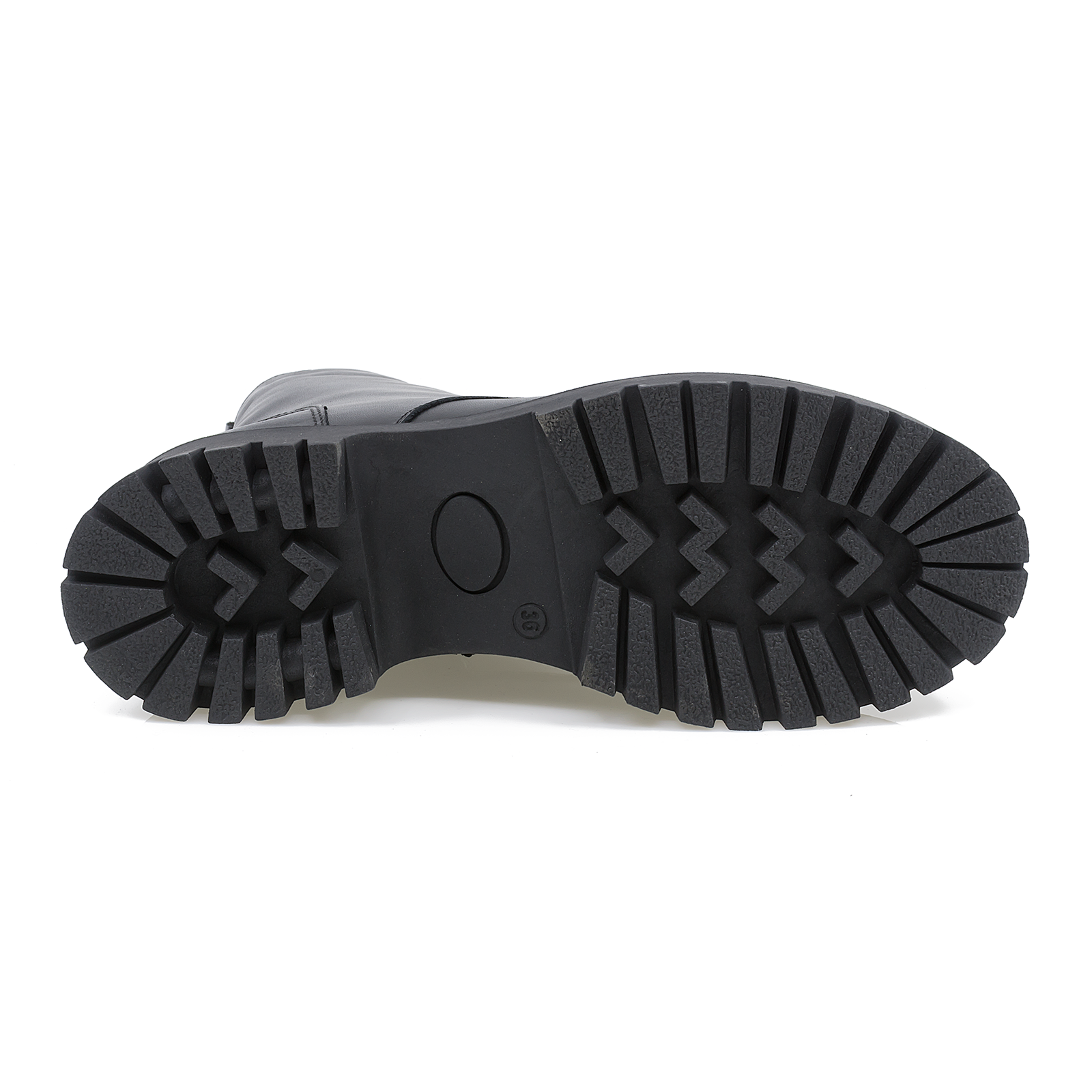 Ghete dama Anna Viotti din piele naturala D22-D-118 negru