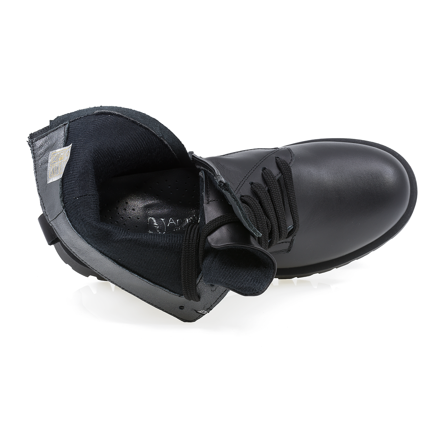 Ghete dama Anna Viotti din piele naturala D22-D-118 negru