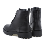 Ghete dama Anna Viotti din piele naturala D22-D-118 negru