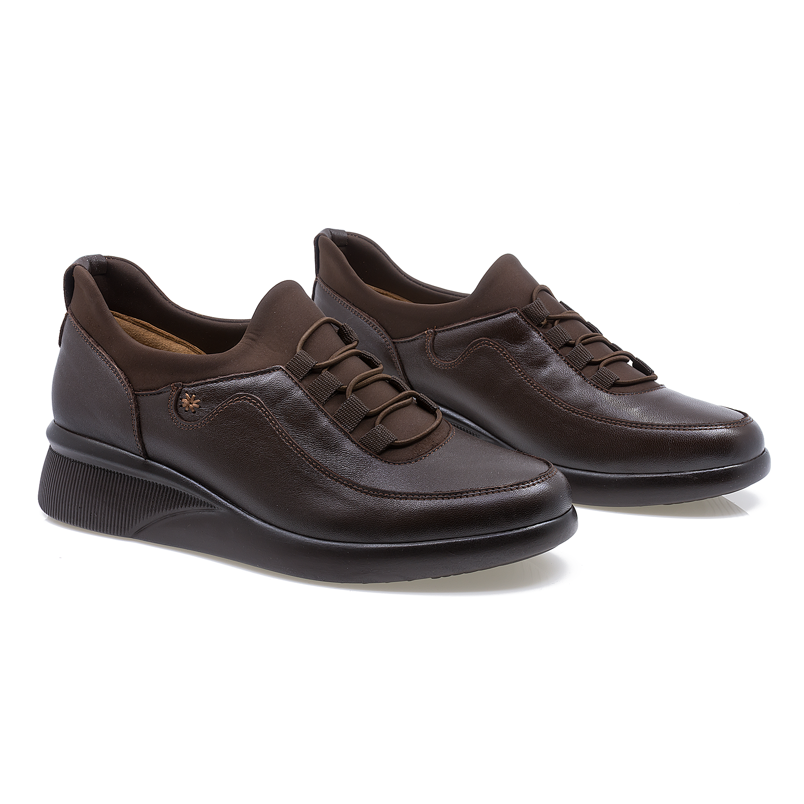 Pantofi dama Anna Viotti din piele naturala, D 22-5856 maro