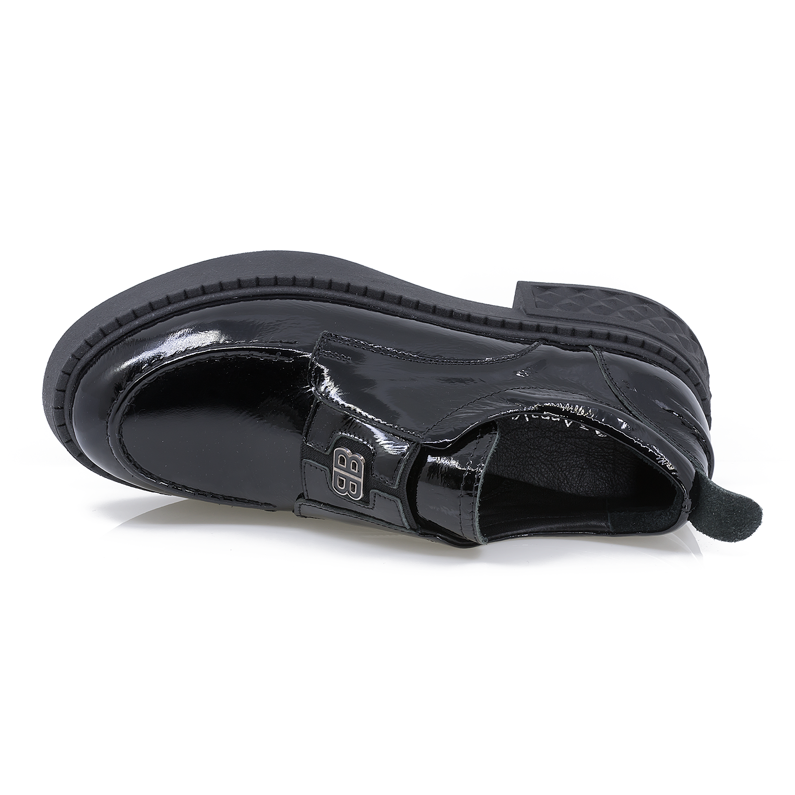 Pantofi dama fashion Anna Viotti din piele naturala, D 30-126 lac negru