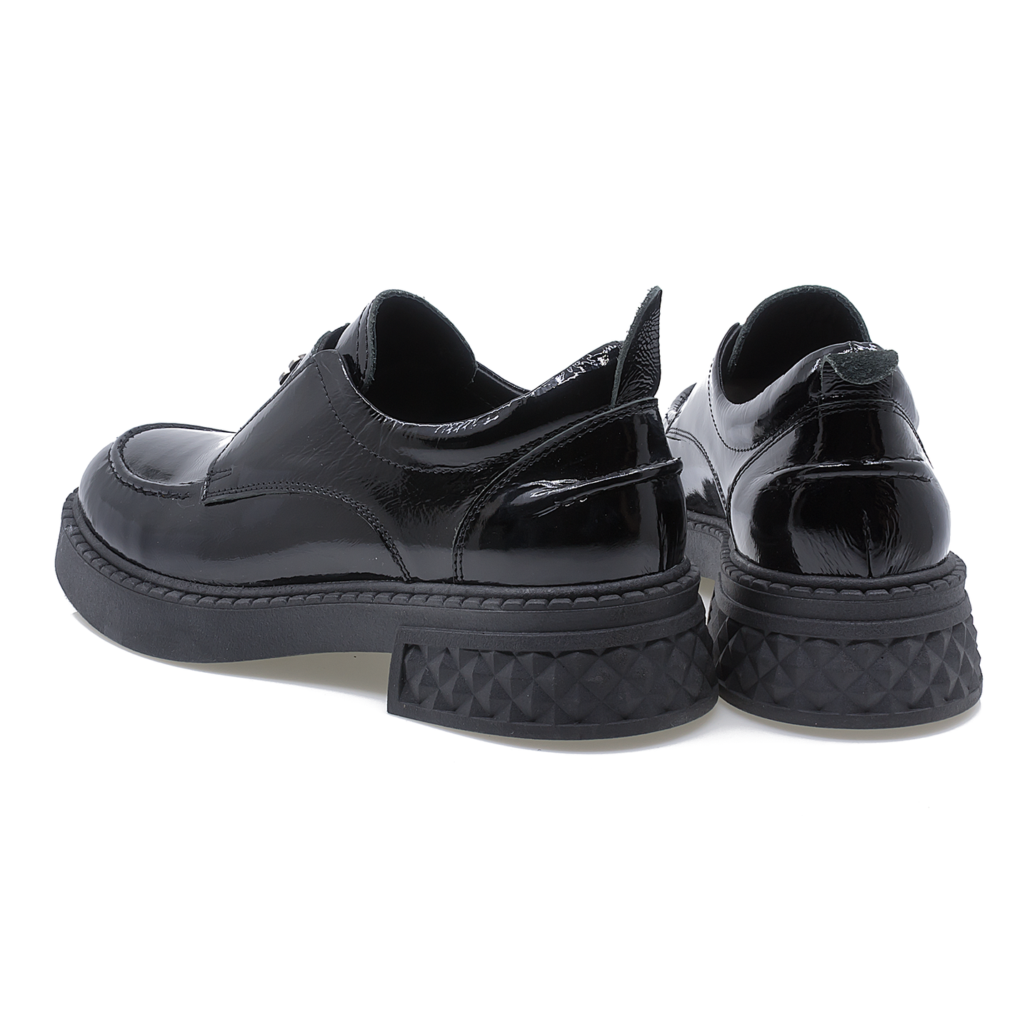 Pantofi dama fashion Anna Viotti din piele naturala, D 30-126 lac negru