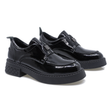 Pantofi dama fashion Anna Viotti din piele naturala, D 30-126 lac negru