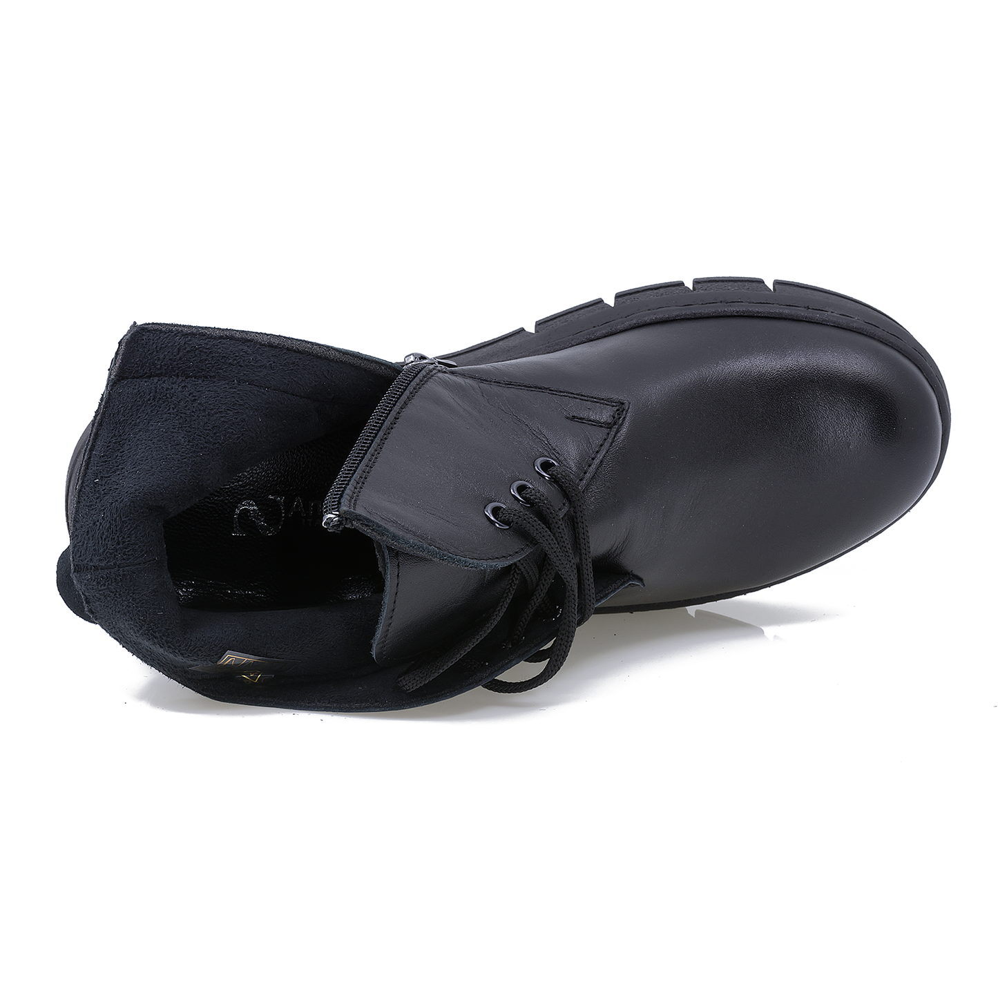 Ghete dama Anna Viotti din piele naturala D54-045 negru