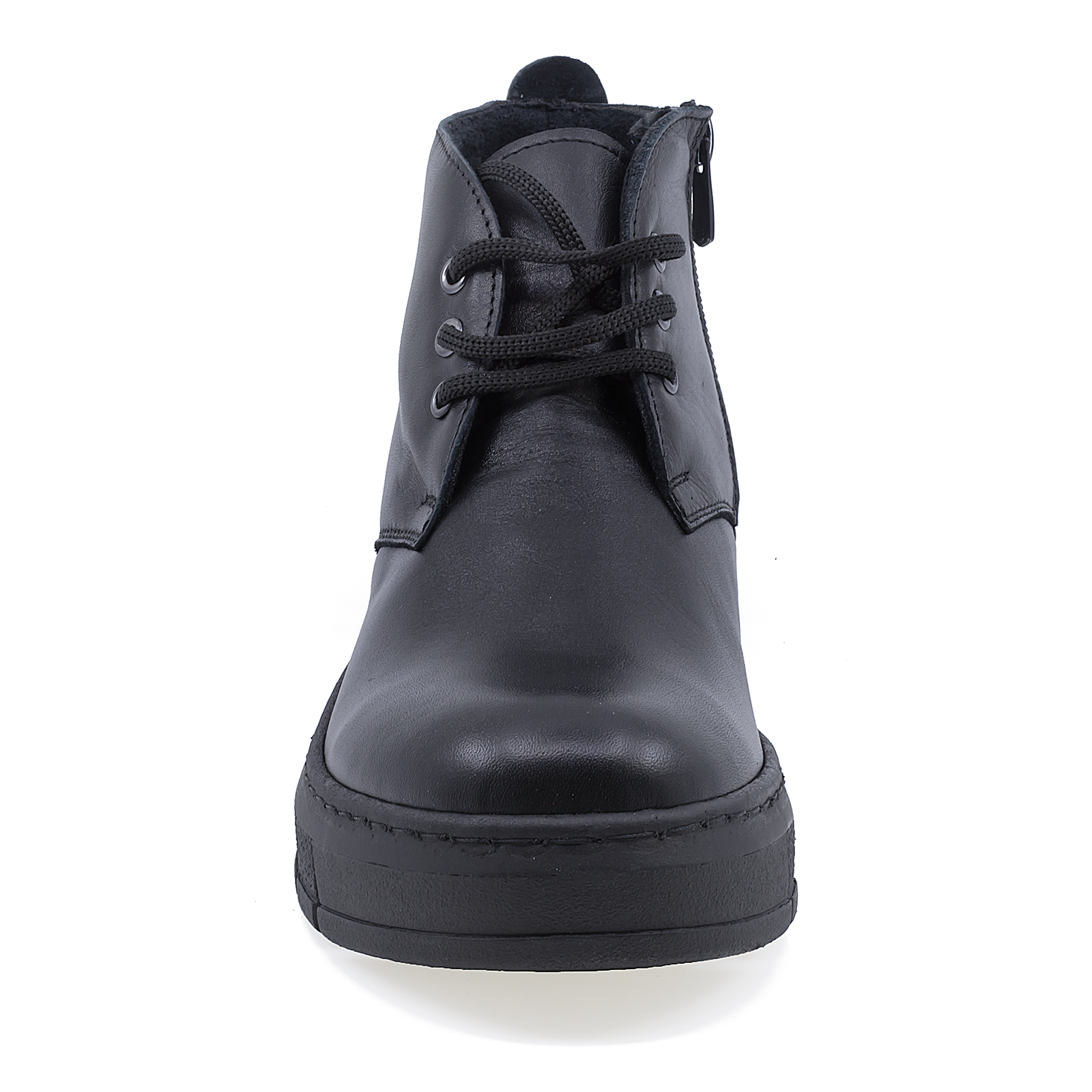 Ghete dama Anna Viotti din piele naturala D54-045 negru