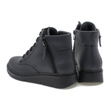 Ghete dama Anna Viotti din piele naturala D 2202 GRI