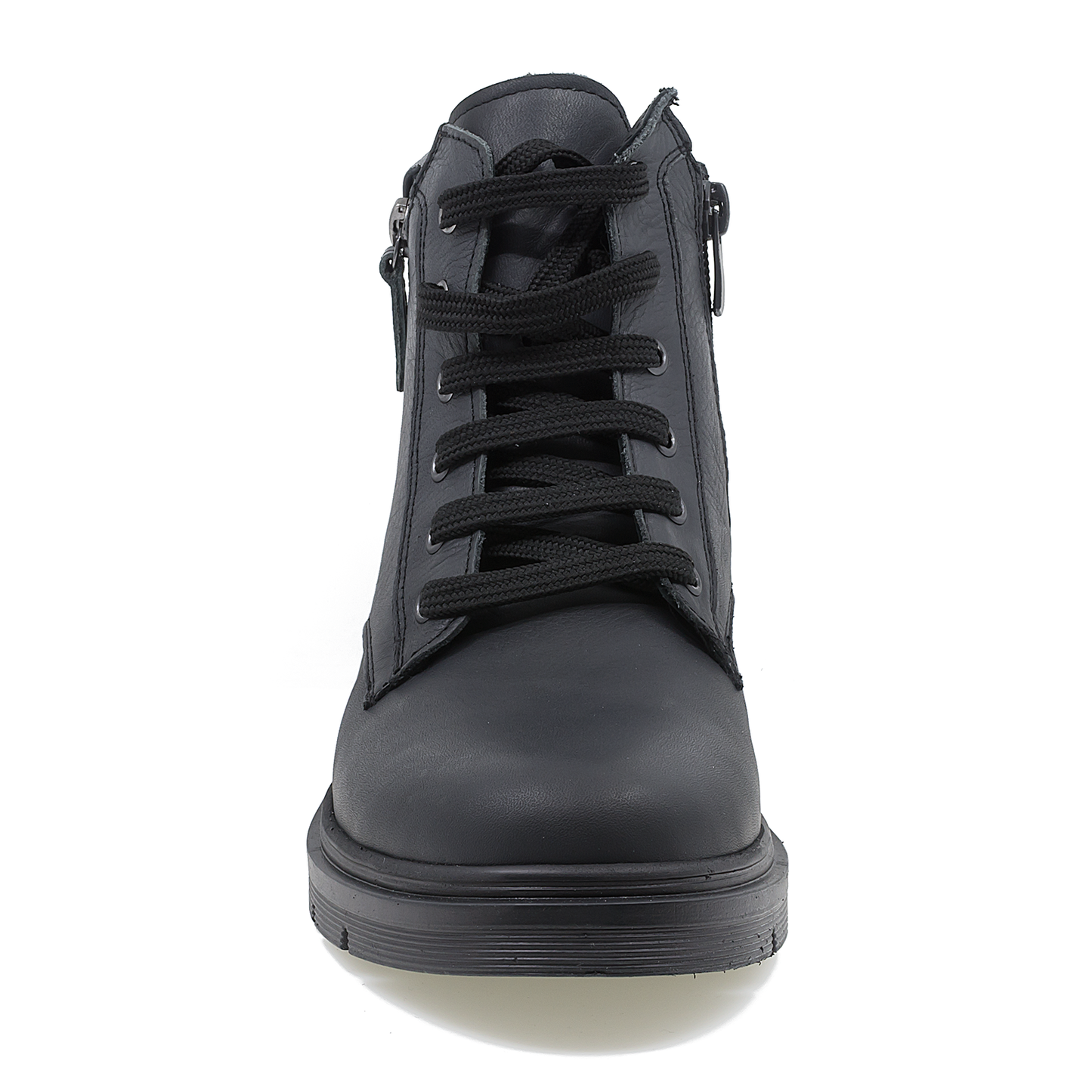 Ghete dama Anna Viotti din piele naturala D 2202 GRI