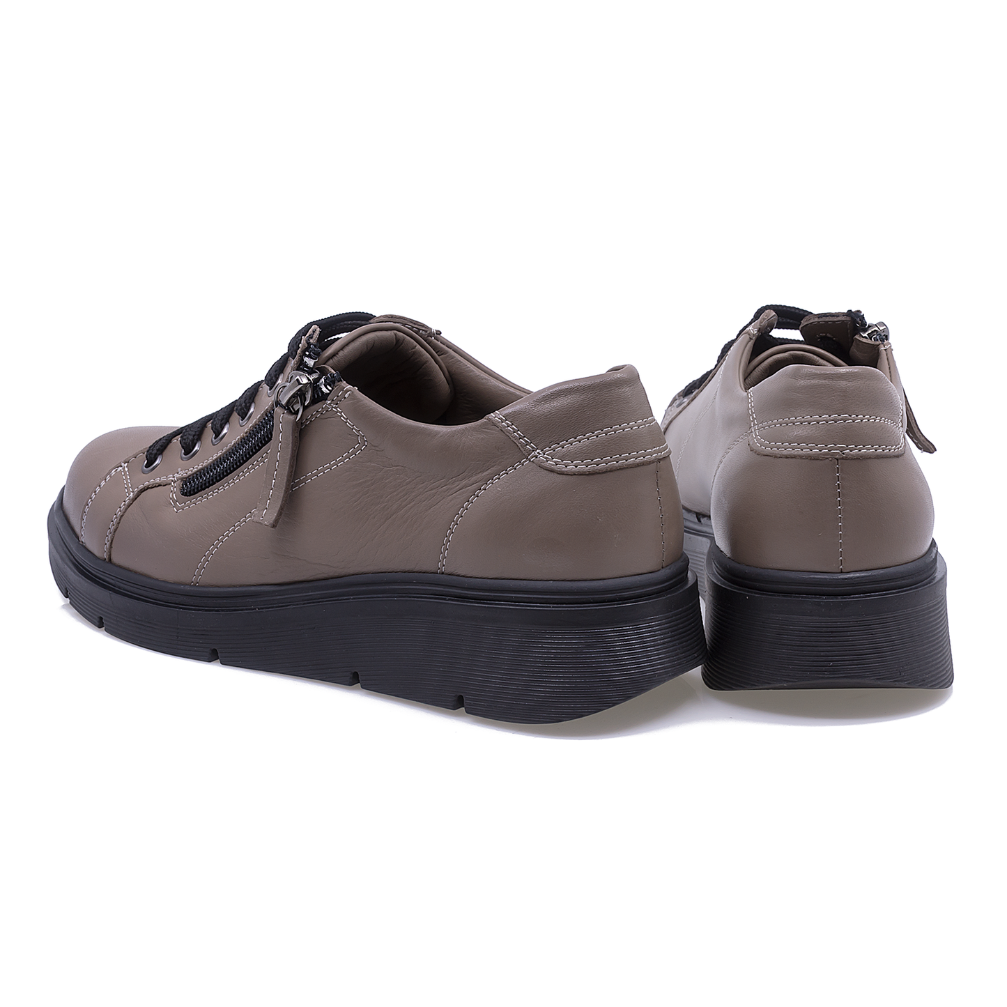 Pantofi dama Anna Viotti din piele naturala D 54-2301 vizon