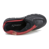 Ghete dama Anna Viotti din piele naturala D54-733 negru