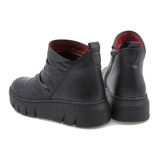 Ghete dama Anna Viotti din piele naturala D54-733 negru