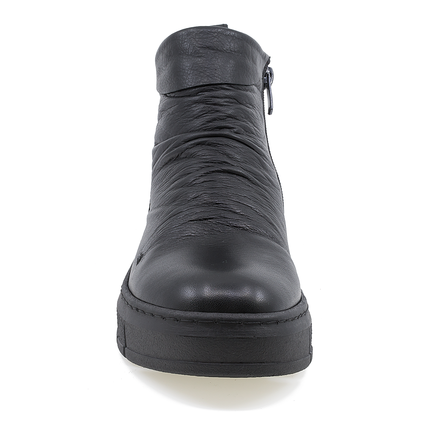 Ghete dama Anna Viotti din piele naturala D54-733 negru