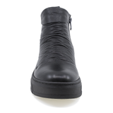 Ghete dama Anna Viotti din piele naturala D54-733 negru