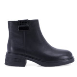 Ghete dama casual Anna Viotti piele naturala D125-5J148-R03 negre