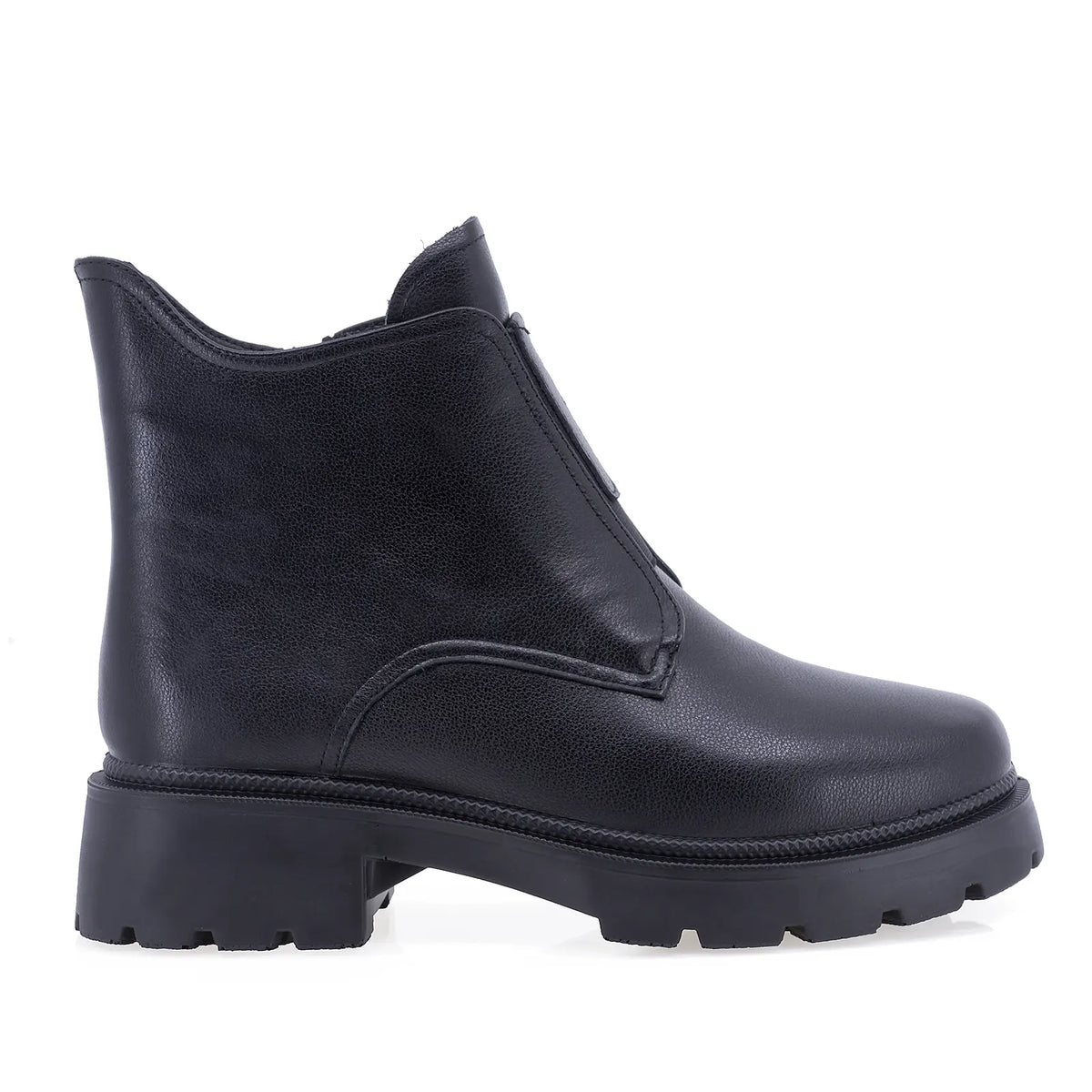 Ghete dama casual Anna Viotti piele naturala D111-3E10656-1 negre