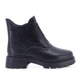 Ghete dama casual Anna Viotti piele naturala D111-3E10656-1 negre