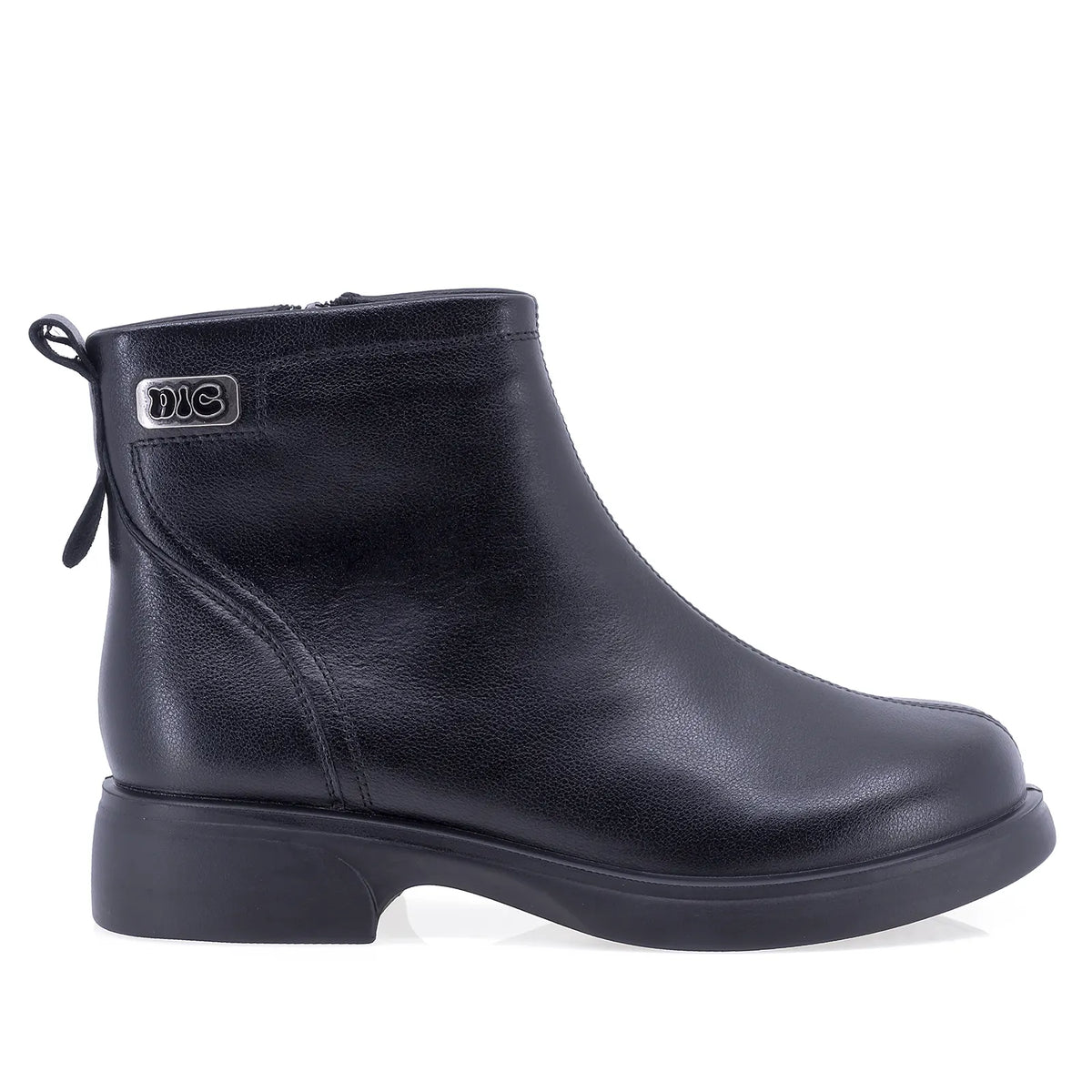 Ghete dama casual Anna Viotti piele naturala D111-5E05869-1 negre