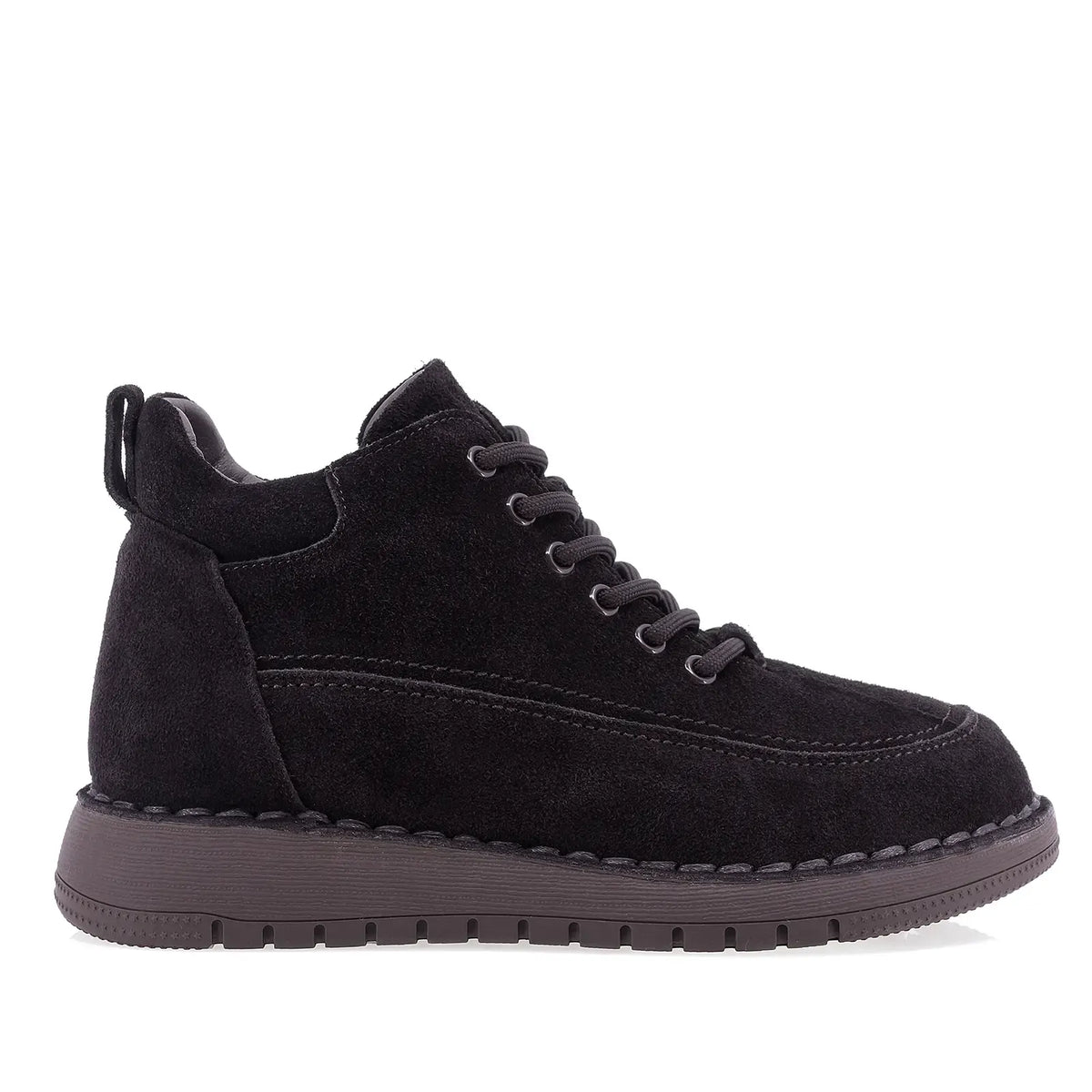 Ghete dama casual Anna Viotti piele intoarsa D111-G26AW-4-2 maro