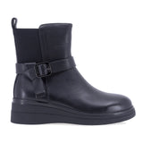 Ghete dama casual Anna Viotti piele naturala D125-5J197-B05A negre