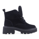 Ghete dama casual Anna Viotti piele intoarsa D123-Y777-4A780-Y36 negre