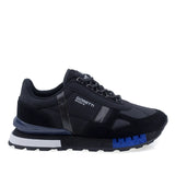 Pantofi sport barbati Goretti negri piele intoarsa lateral dreapta