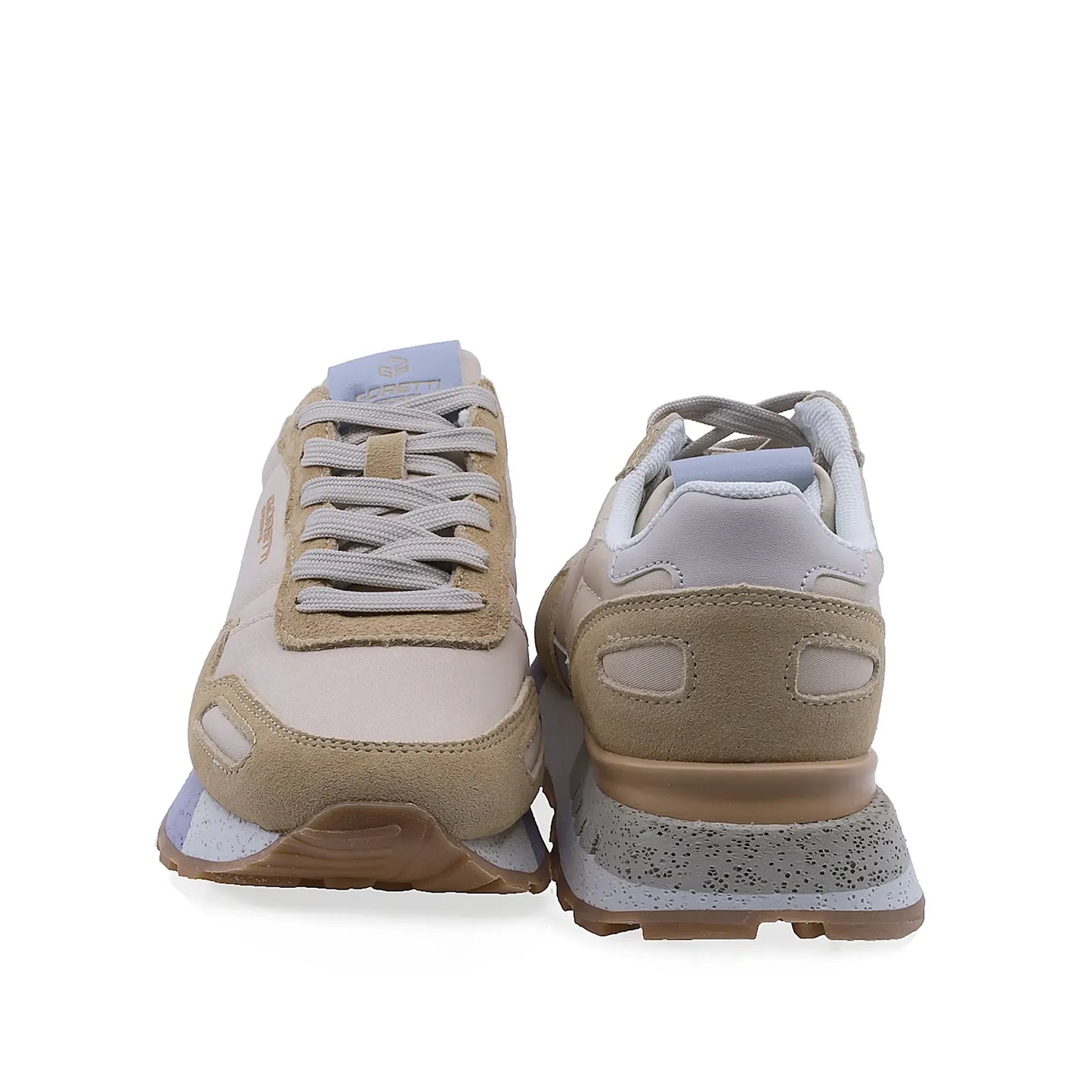 Pantofi damă sport Goretti vedere spate platformă 3 cm