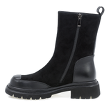 Ghete dama Feeling din piele naturala DHS008-1340 negru