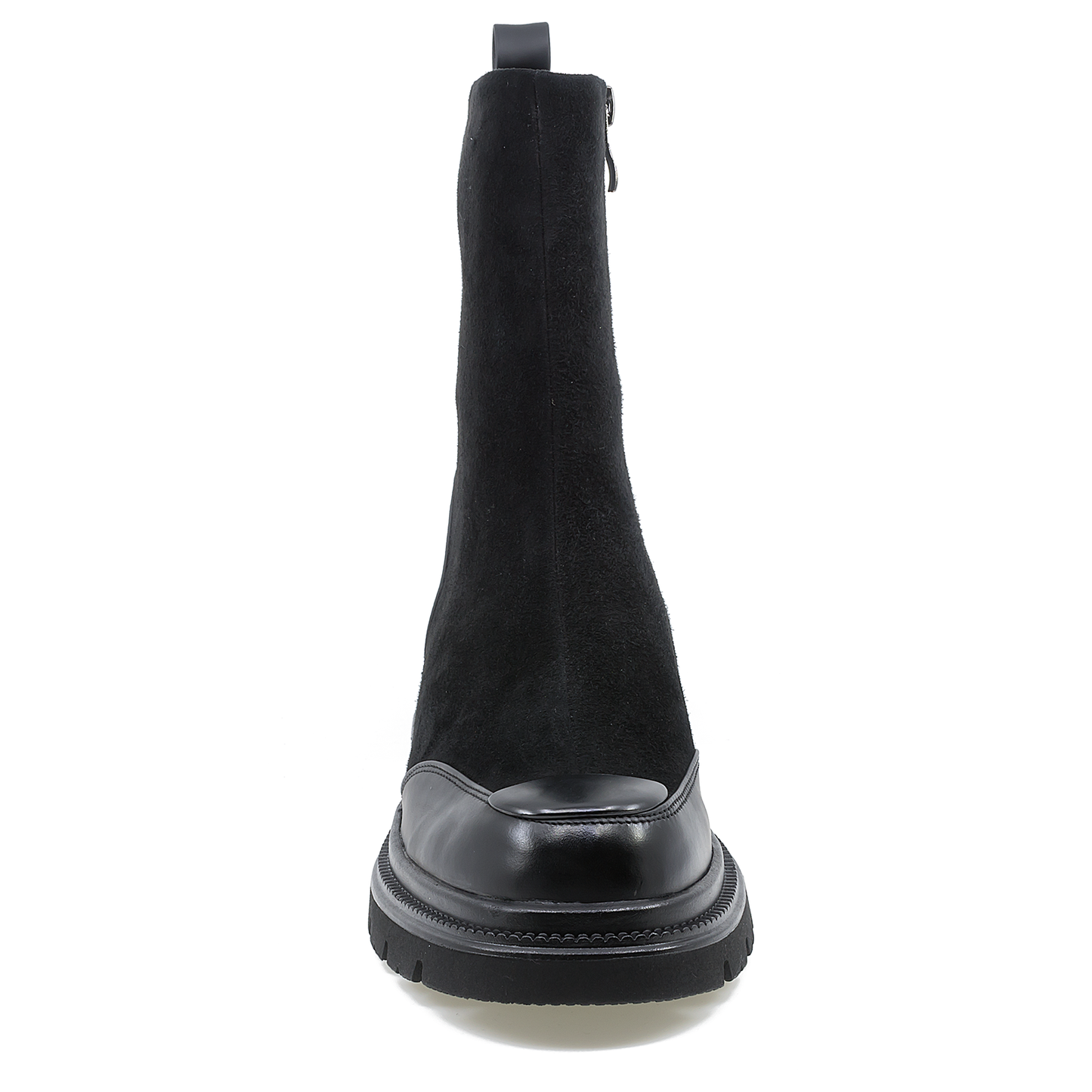 Ghete dama Feeling din piele naturala DHS008-1340 negru