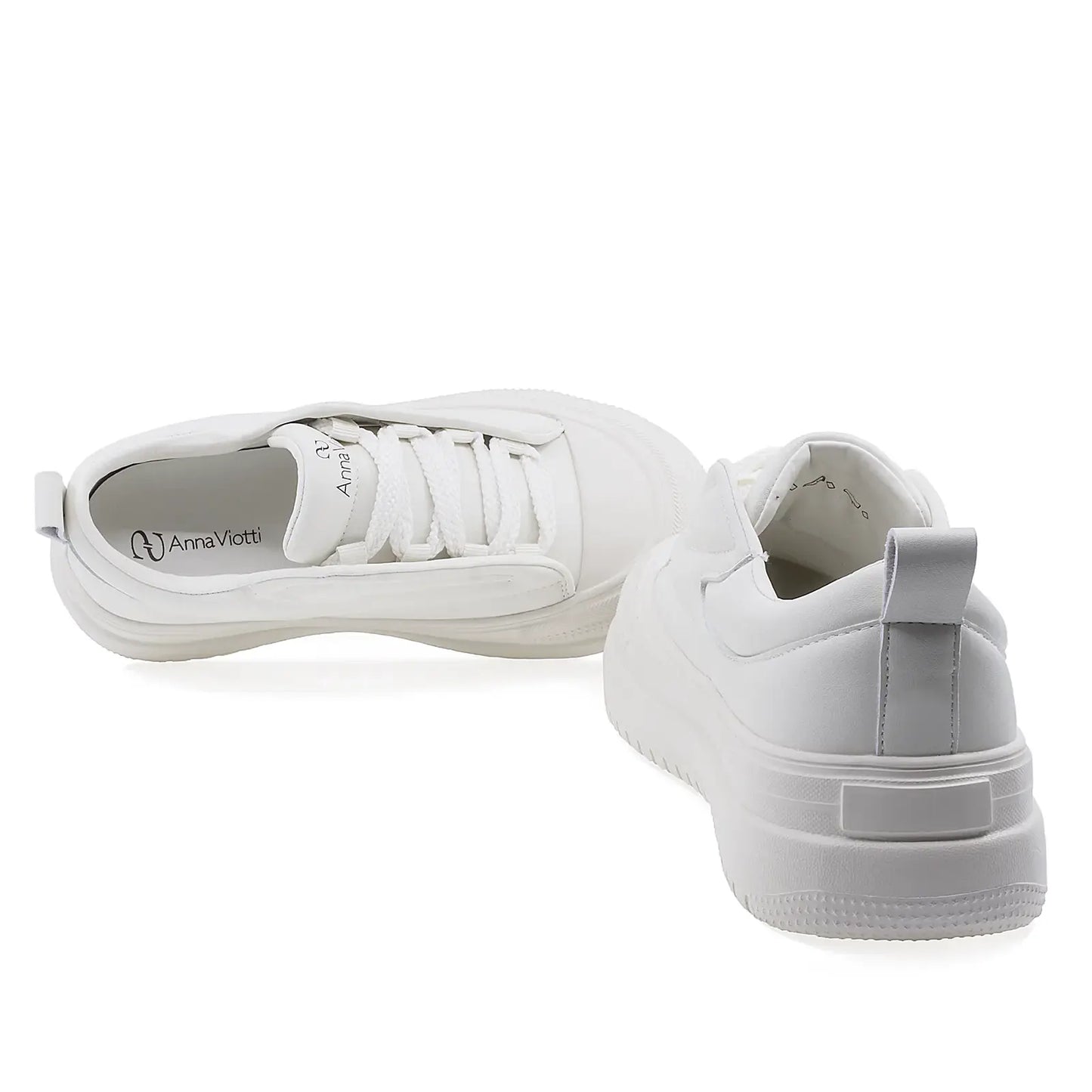 Pantofi Anna Viotti interior mesina naturala cu brant moale pentru confort zilnic
