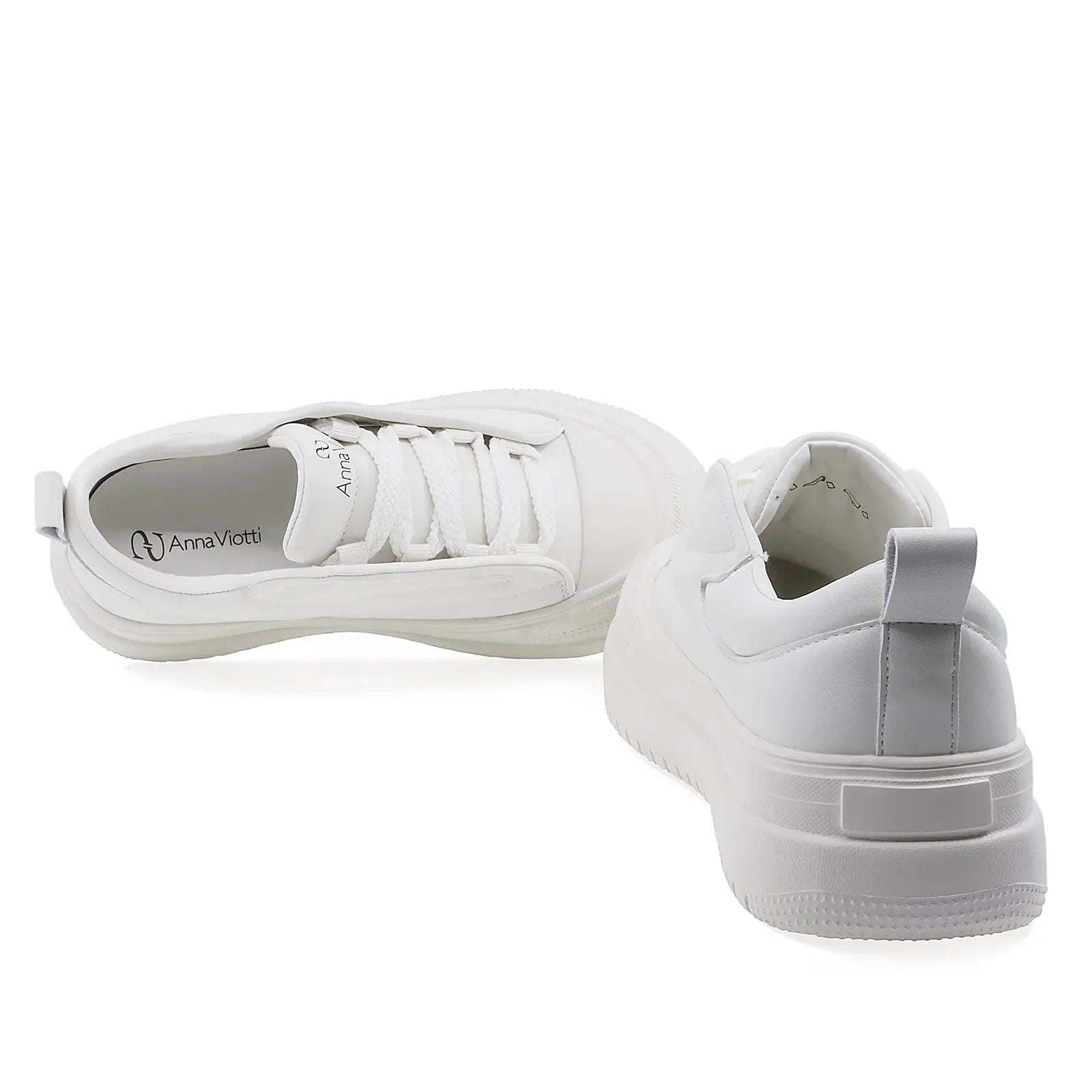 Pantofi Anna Viotti interior mesina naturala cu brant moale pentru confort zilnic
