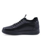 Pantofi casual barbati Goretti B111-23810 negri, piele naturala box, vedere laterala stanga